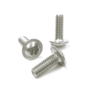 בורג אלן טורקס ראש כפתור פלנג' ISO 7380-2 נירוסטה A2